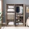 Manhattan Comfort Lee Module Wardrobe 1.0 & 3.0 Closet in Rustic Grey, 2PK 2-WC0013-GY - alternate 8